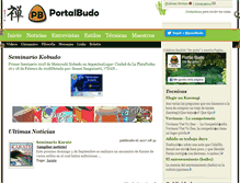 Tablet Screenshot of portalbudo.com.ar